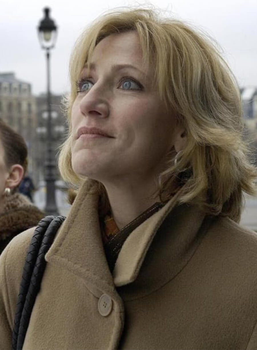The Sopranos Edie Falco Carmela Soprano Wool Coat