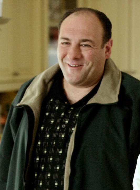 The Sopranos James Gandolfini Tony Soprano Green Cotton Jacket 