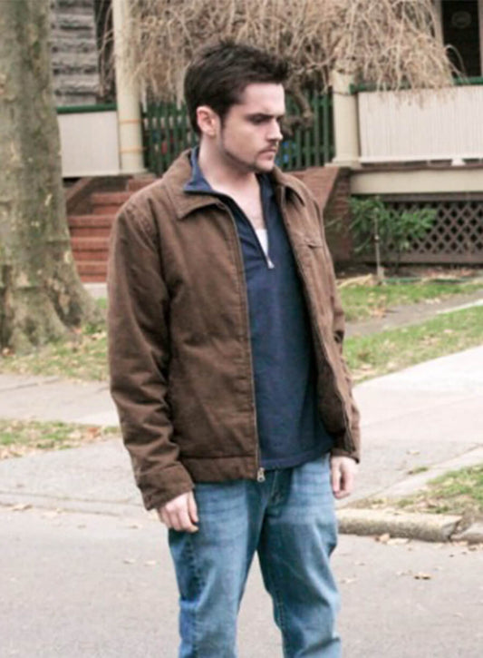 The Sopranos Robert Iler A. J. Soprano Brown Cotton Jacket