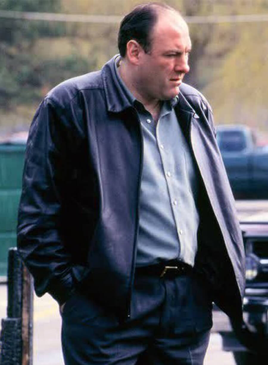 The Sopranos Tony Black Leather Jacket