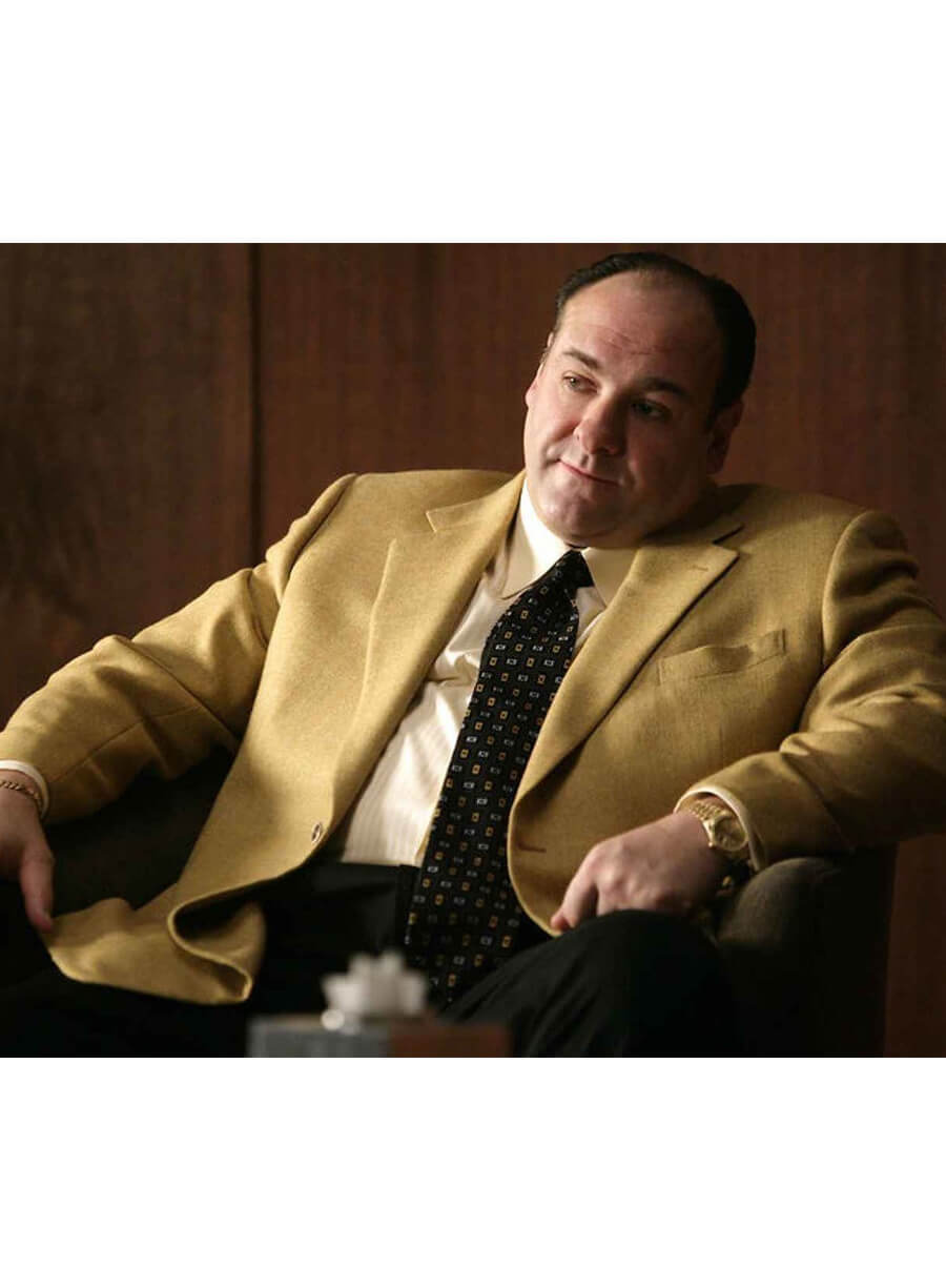 The Sopranos Tony Soprano Beige Blazer