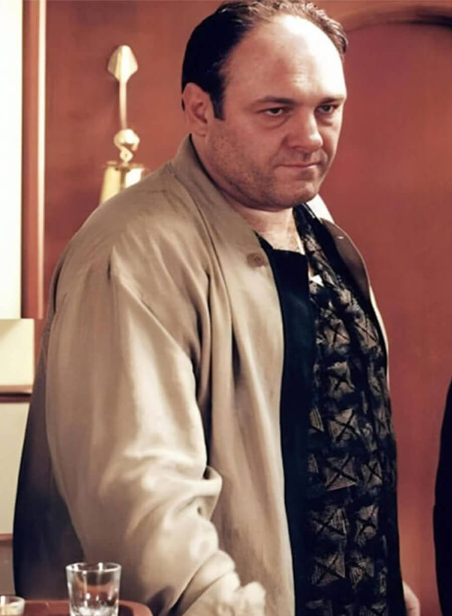 The Sopranos Tony Soprano Beige Jacket