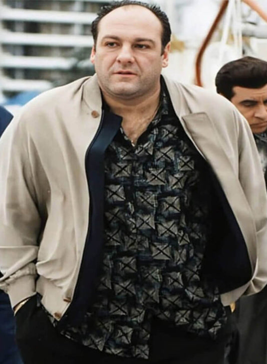 The Sopranos Tony Soprano Beige Jacket