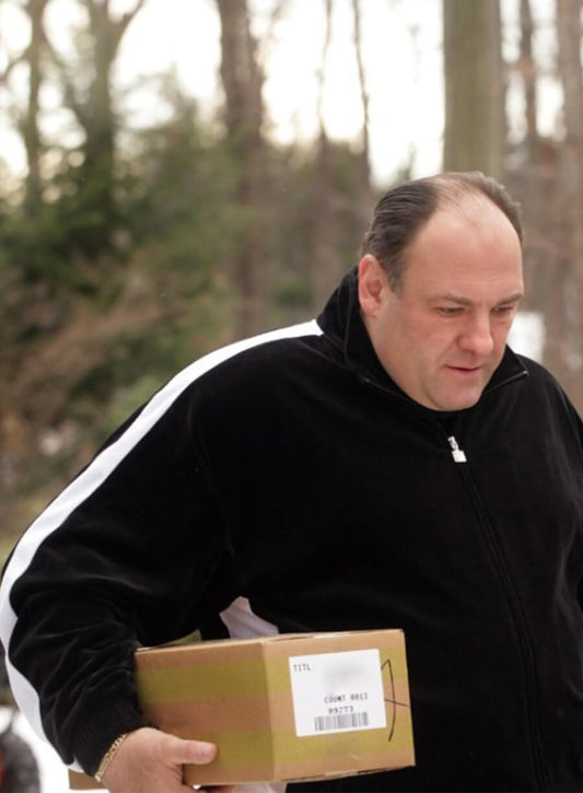 The Sopranos Tony Soprano Black Track Jacket