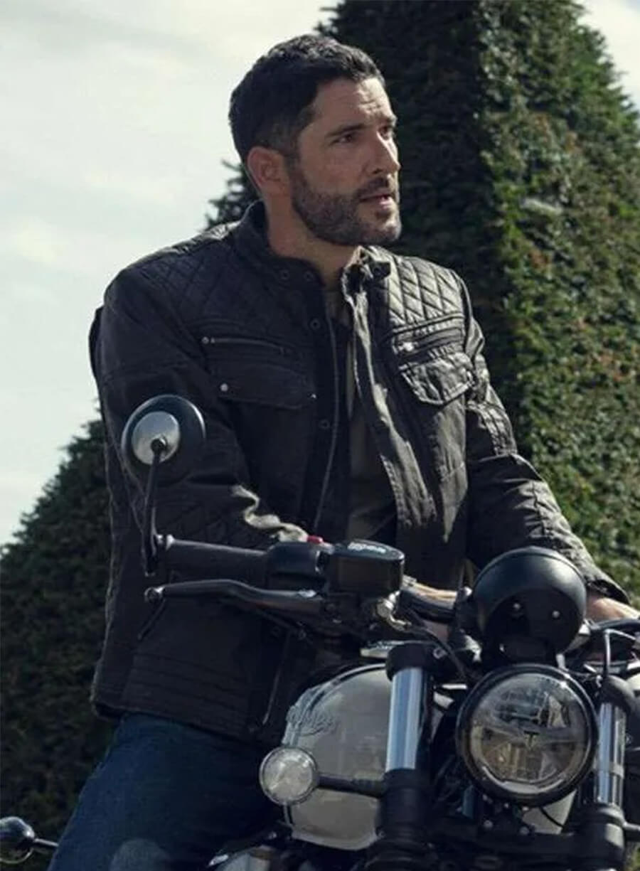 The Thursday Murder Club 2025 Jason Ritchie Biker Leather Jacket