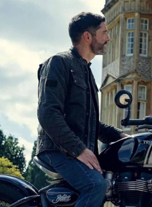 The Thursday Murder Club 2025 Jason Ritchie Biker Leather Jacket