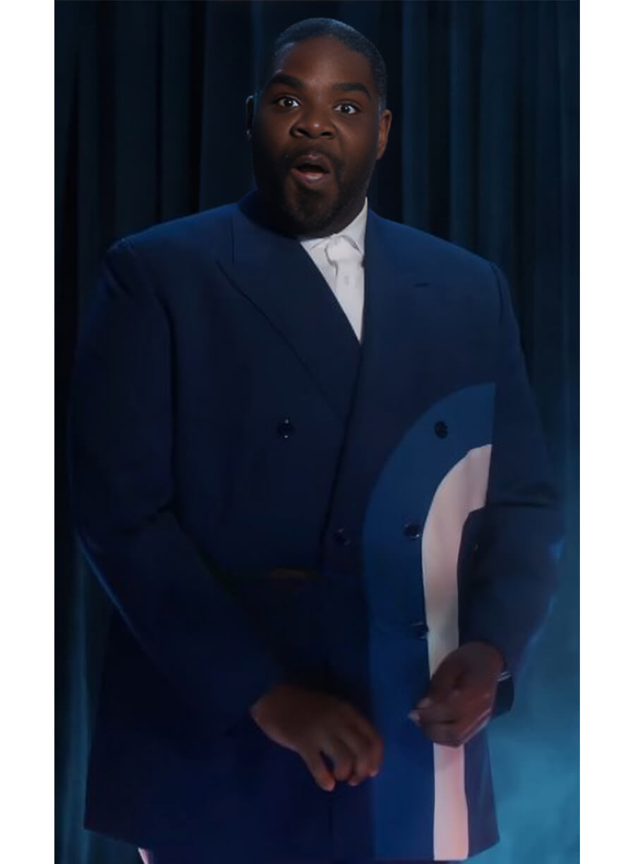 Ron Funches Jacket The Traitors Season 4 Ron Funches Blue Coat – JacketVendor