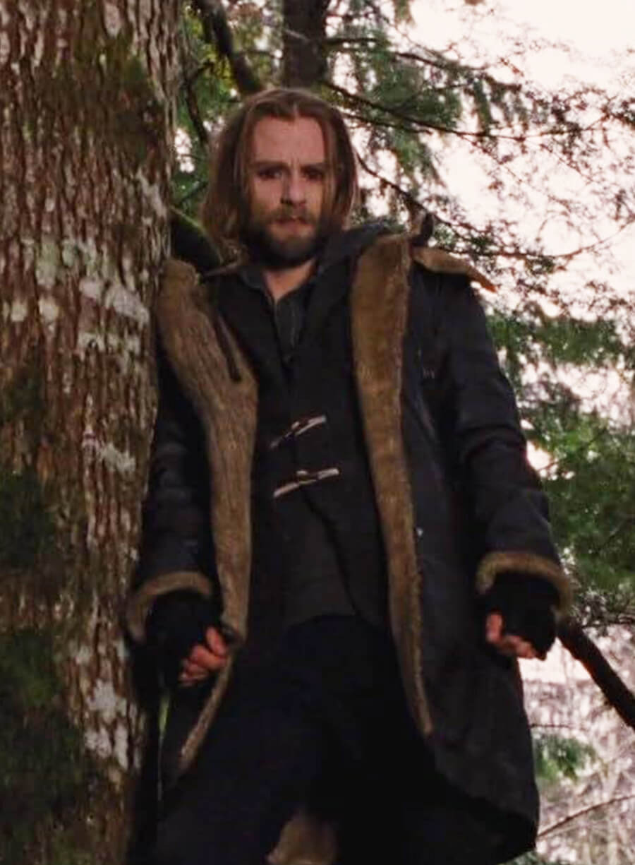 The Twilight Saga: Breaking Dawn 2 Alistair Black Leather Coat