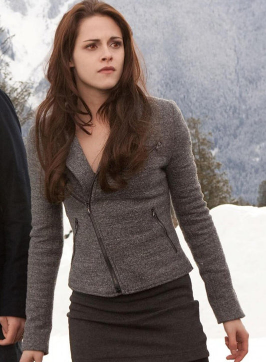 The Twilight Saga: Breaking Dawn 2 Bella Swan Grey Wool Jacket