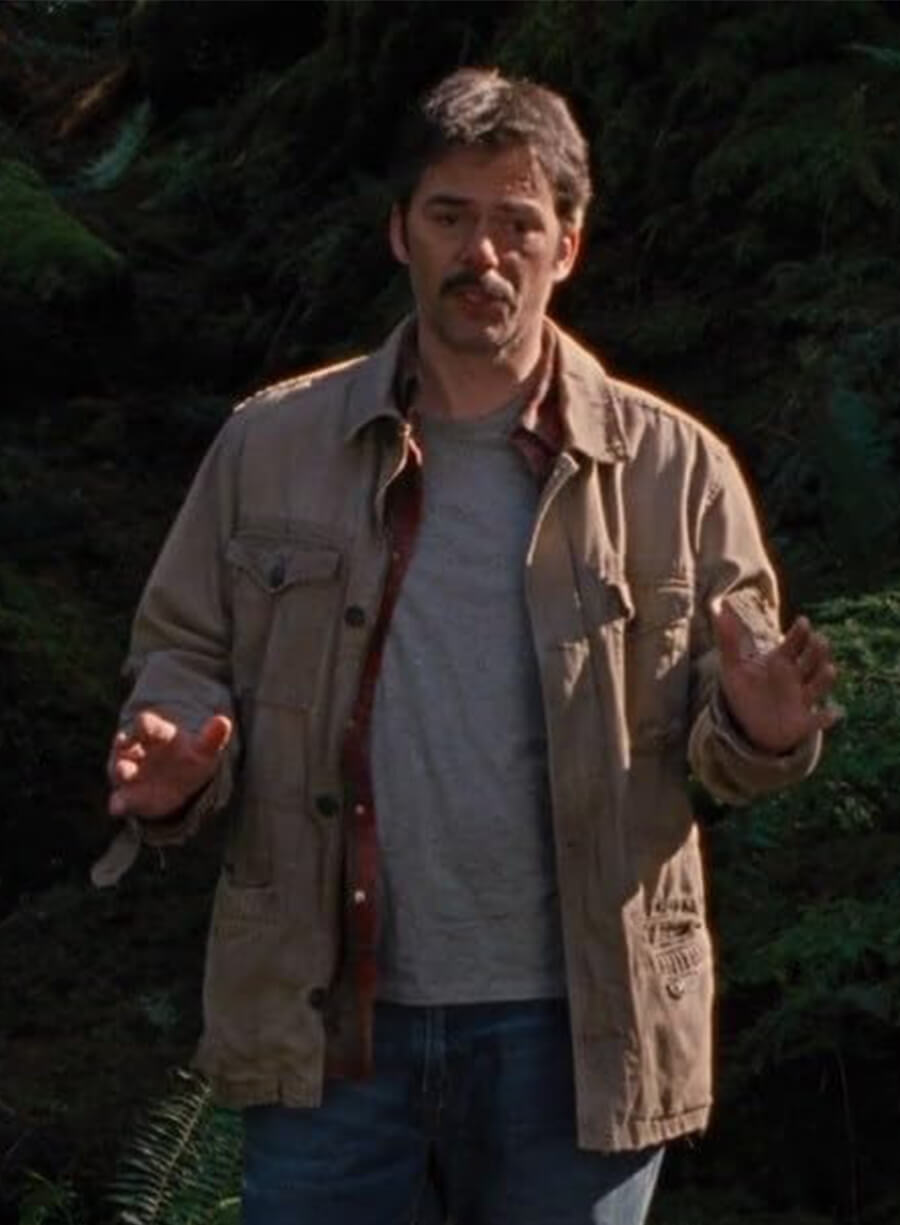 The Twilight Saga: Breaking Dawn 2 Charlie Swan Beige Cotton Jacket