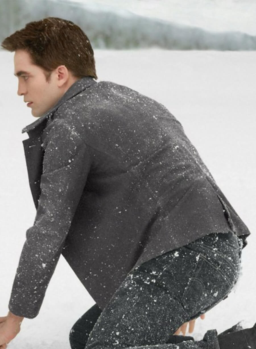 The Twilight Saga: Breaking Dawn 2 Edward Cullen Grey Jacket
