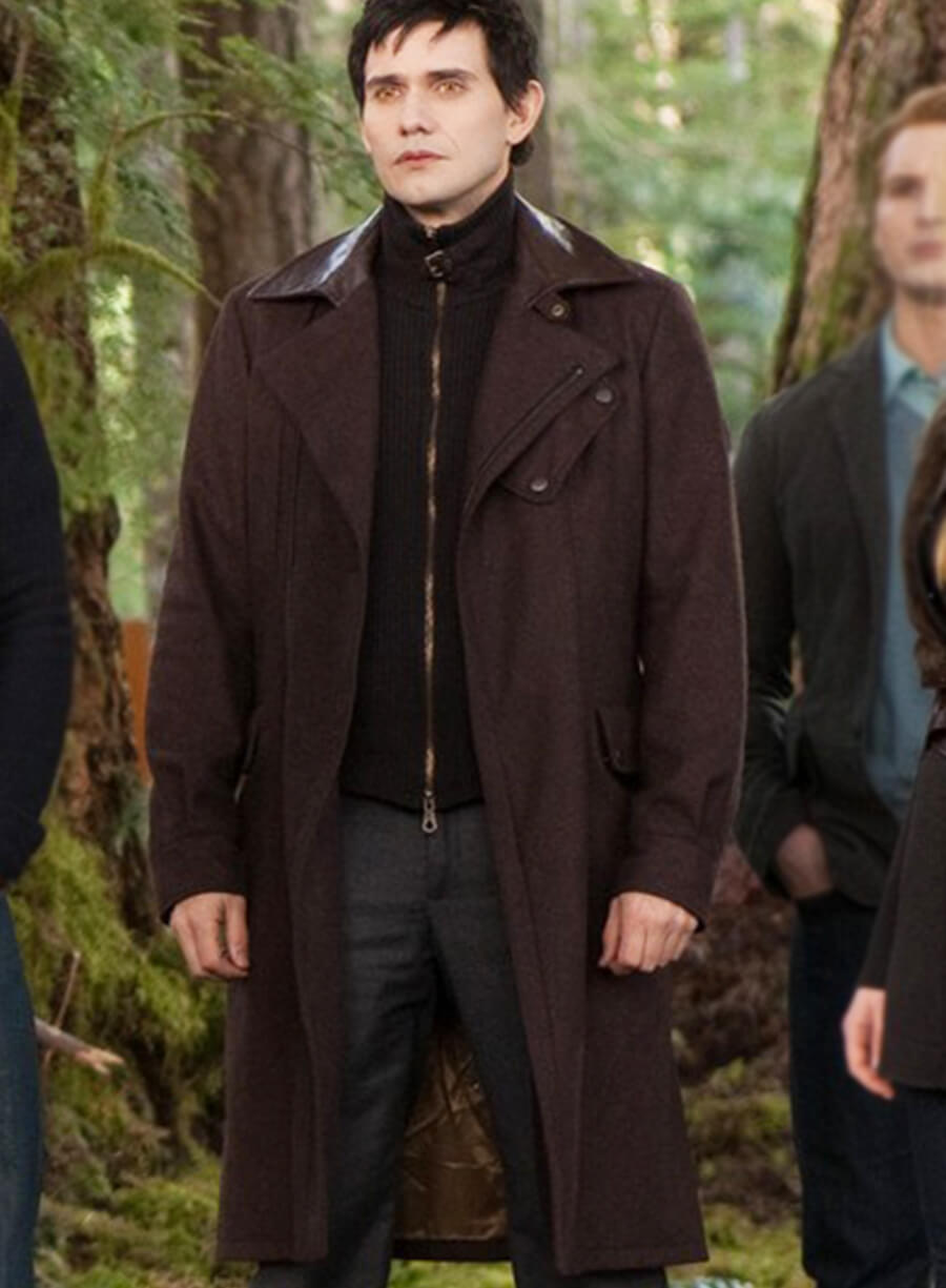 The Twilight Saga: Breaking Dawn 2 Eleazar Maroon Coat