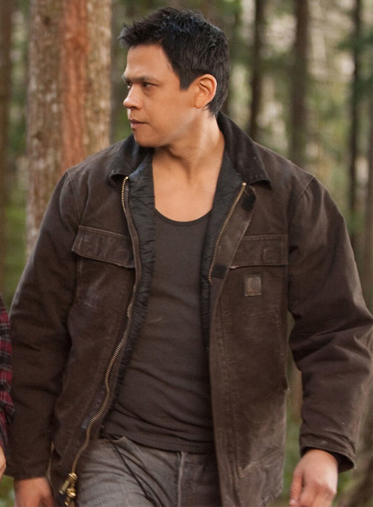 The Twilight Saga: Breaking Dawn 2 Sam Uley Brown Jacket