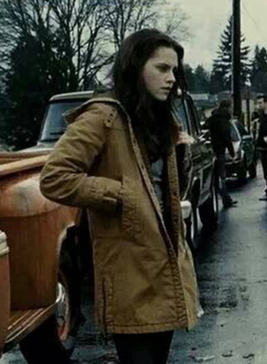 The Twilight Saga: New Moon Bella Swan Brown Cotton Jacket
