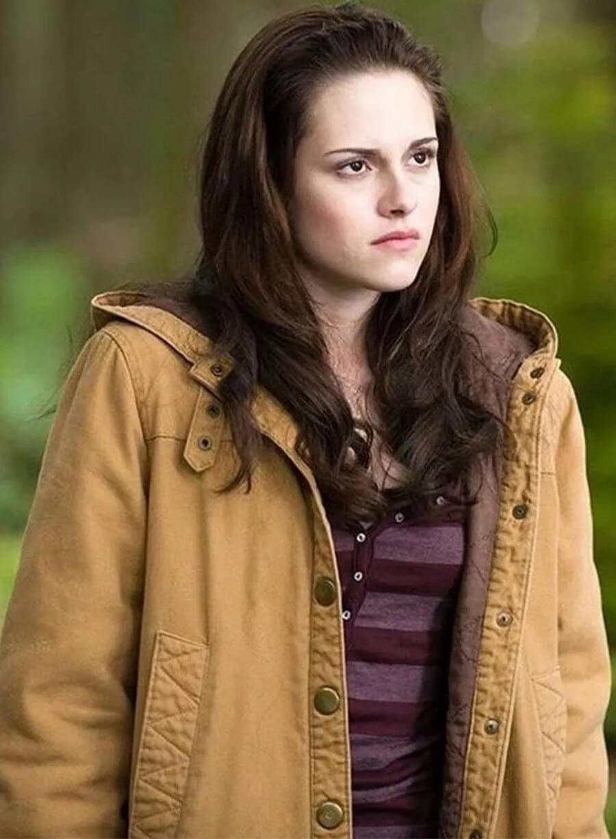 The Twilight Saga: New Moon Bella Swan Brown Cotton Jacket