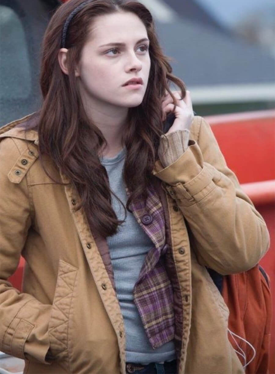 The Twilight Saga: New Moon Bella Swan Brown Cotton Jacket