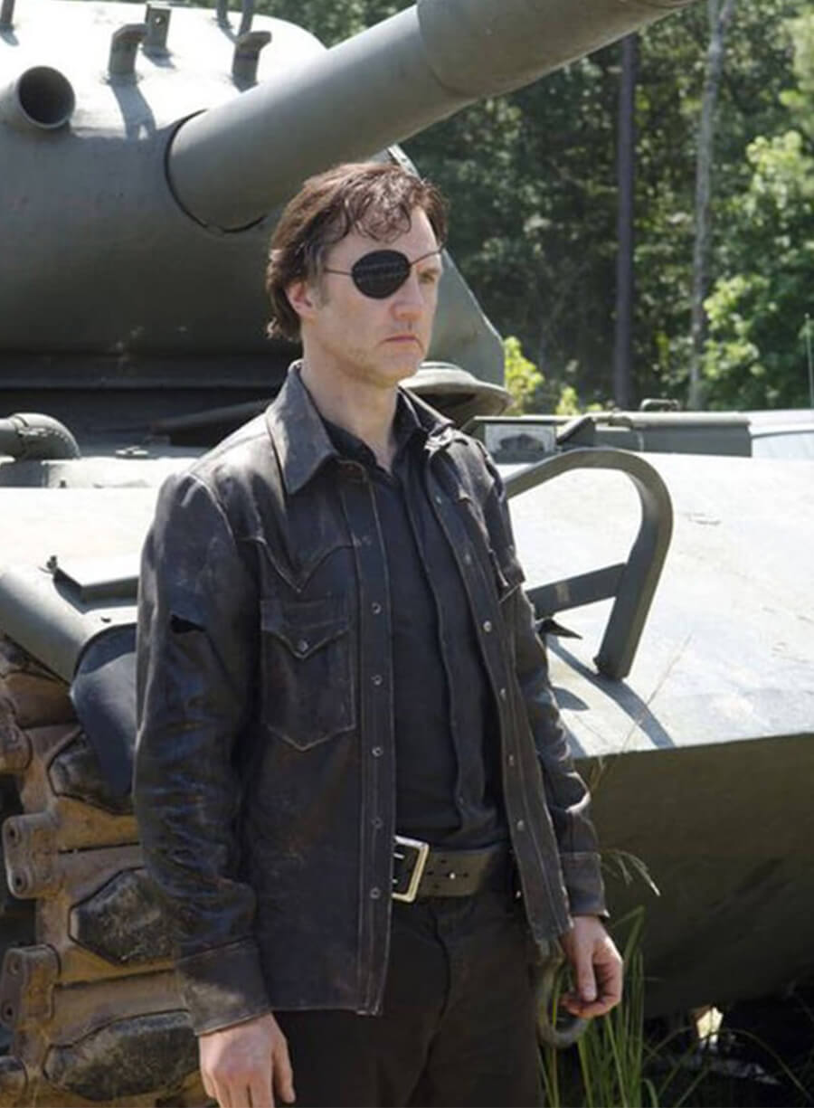 The Walking Dead Governor Leather Jacket