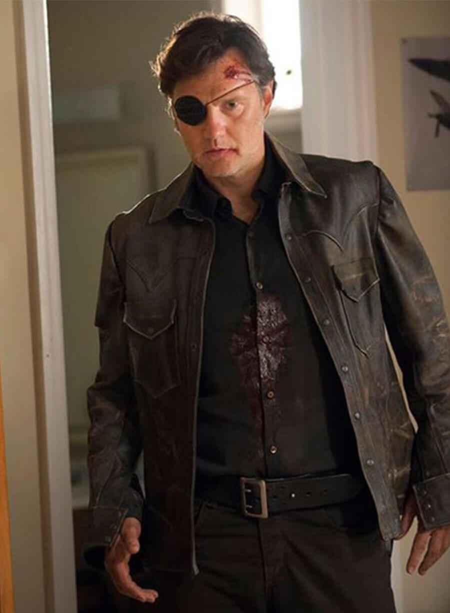 The Walking Dead Governor Leather Jacket