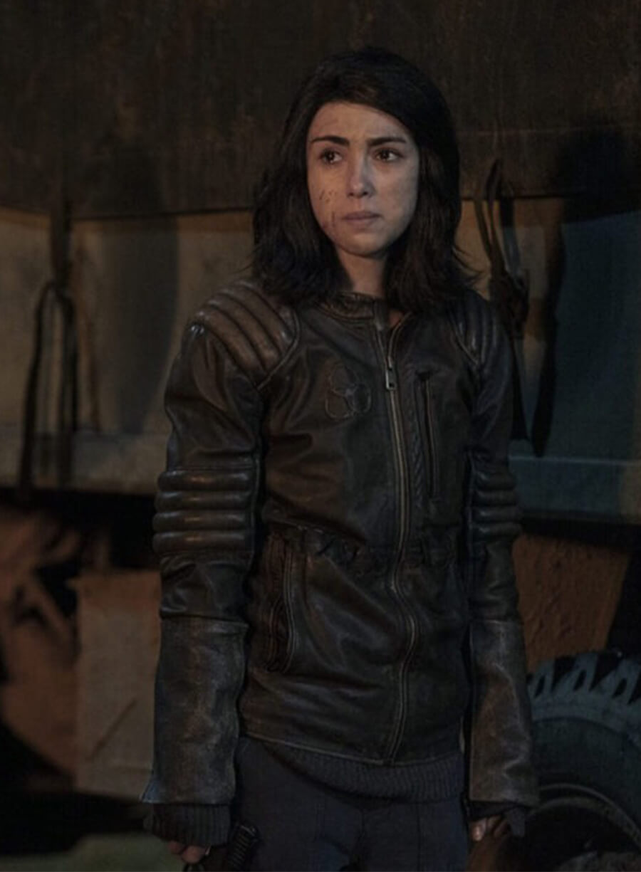 The Walking Dead World Beyond Alexa Mansour Hope Bennett Leather Jacket