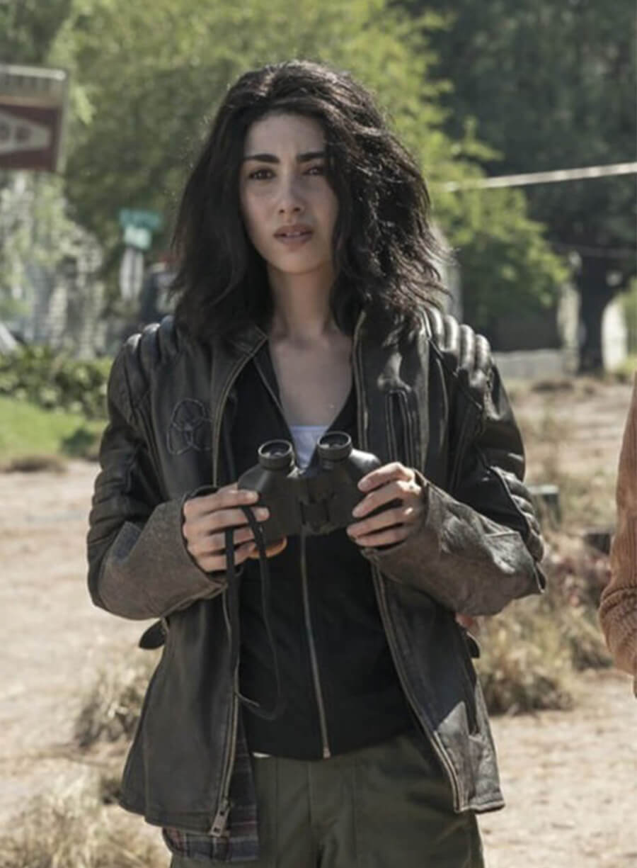 The Walking Dead World Beyond Alexa Mansour Hope Bennett Leather Jacket