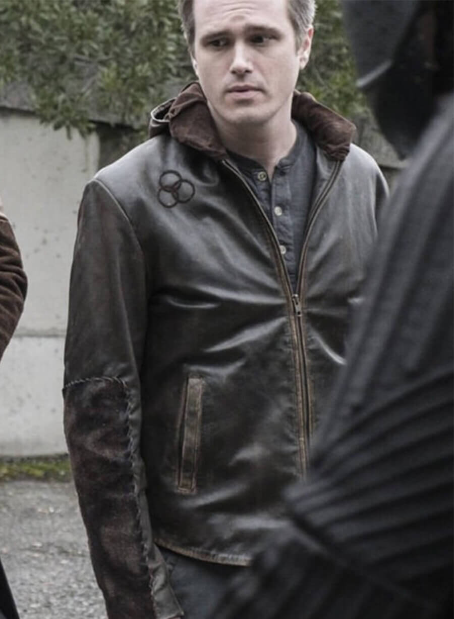 The Walking Dead World Beyond Daniel Baldock Romano Leather Jacket