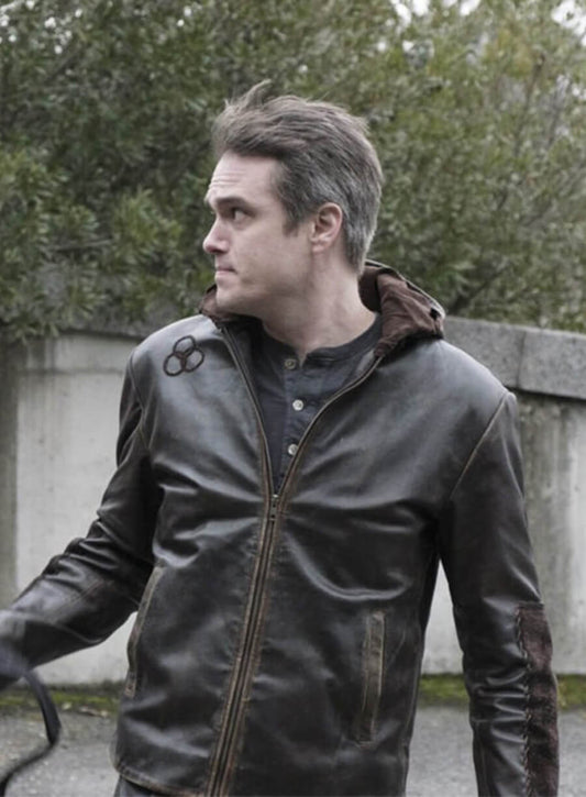 The Walking Dead World Beyond Daniel Baldock Romano Leather Jacket