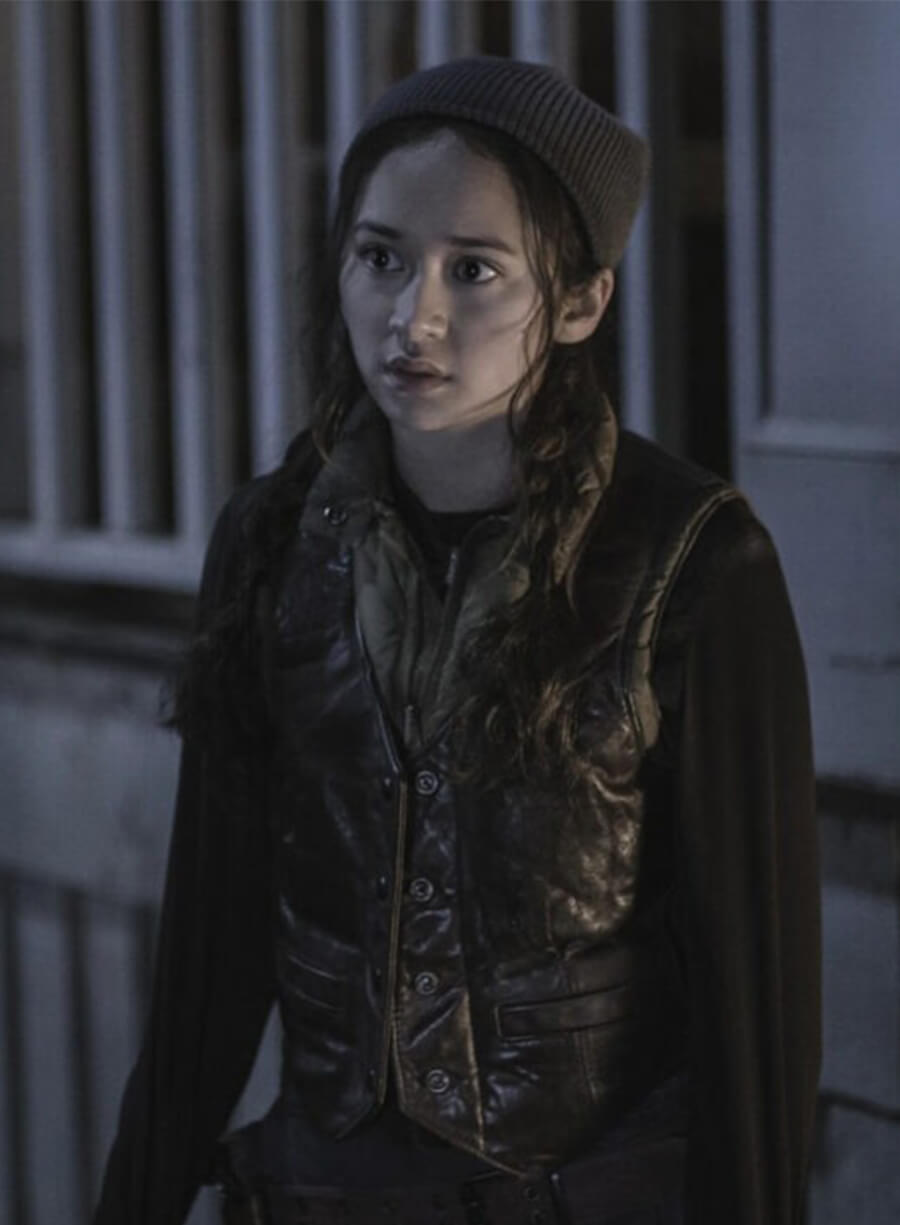 The Walking Dead World Beyond Madelyn Kientz Asha Leather Vest