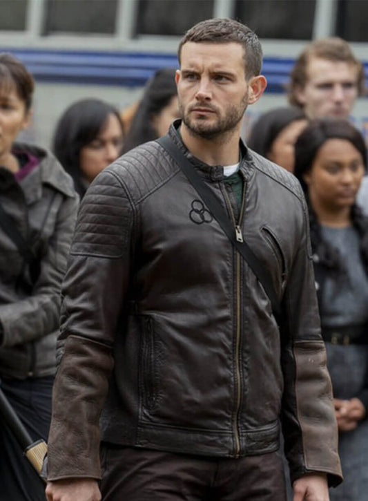 The Walking Dead World Beyond Nico Tortorella Felix Carlucci Leather Jacket
