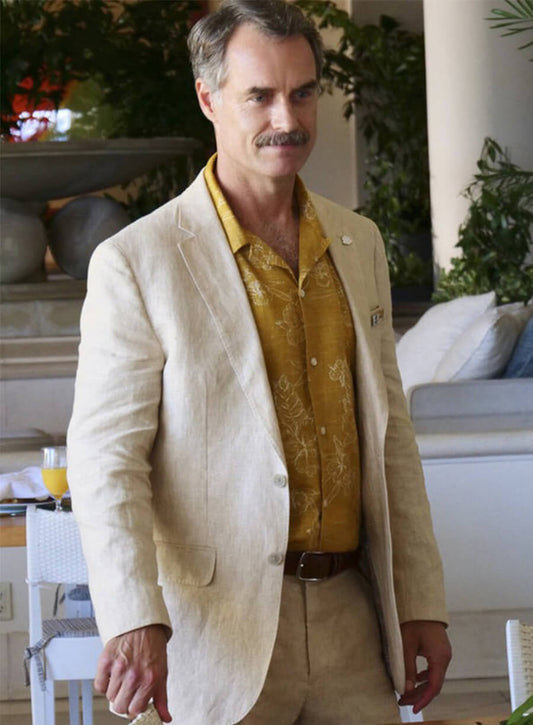 The White Lotus Armond White Blazer