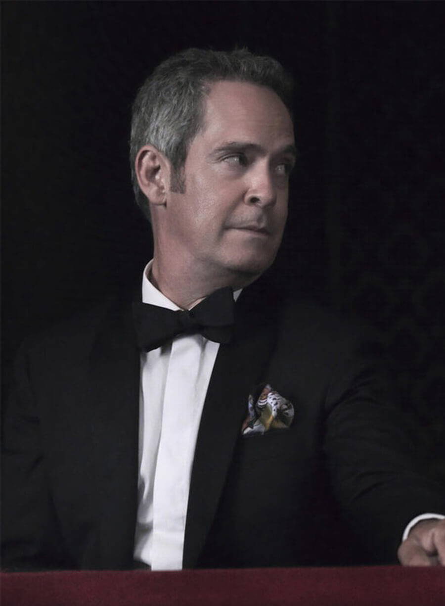 The White Lotus Tom Hollander Quentin Black Blazer