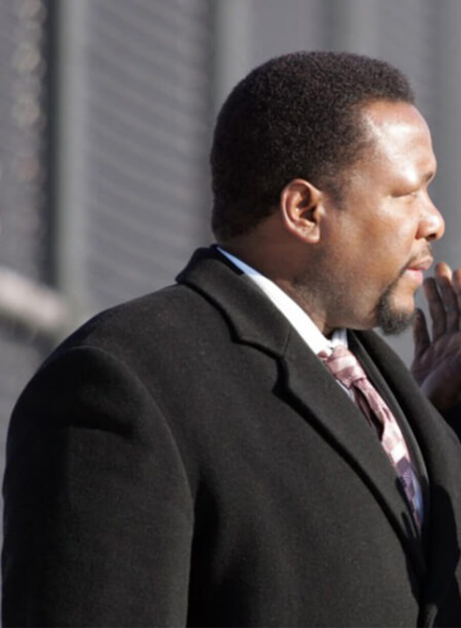 The Wire 2002 Bunk Moreland Black Coat
