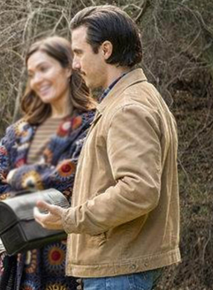 This Is Us Milo Ventimiglia Jack Pearson Brown Cotton Jacket 