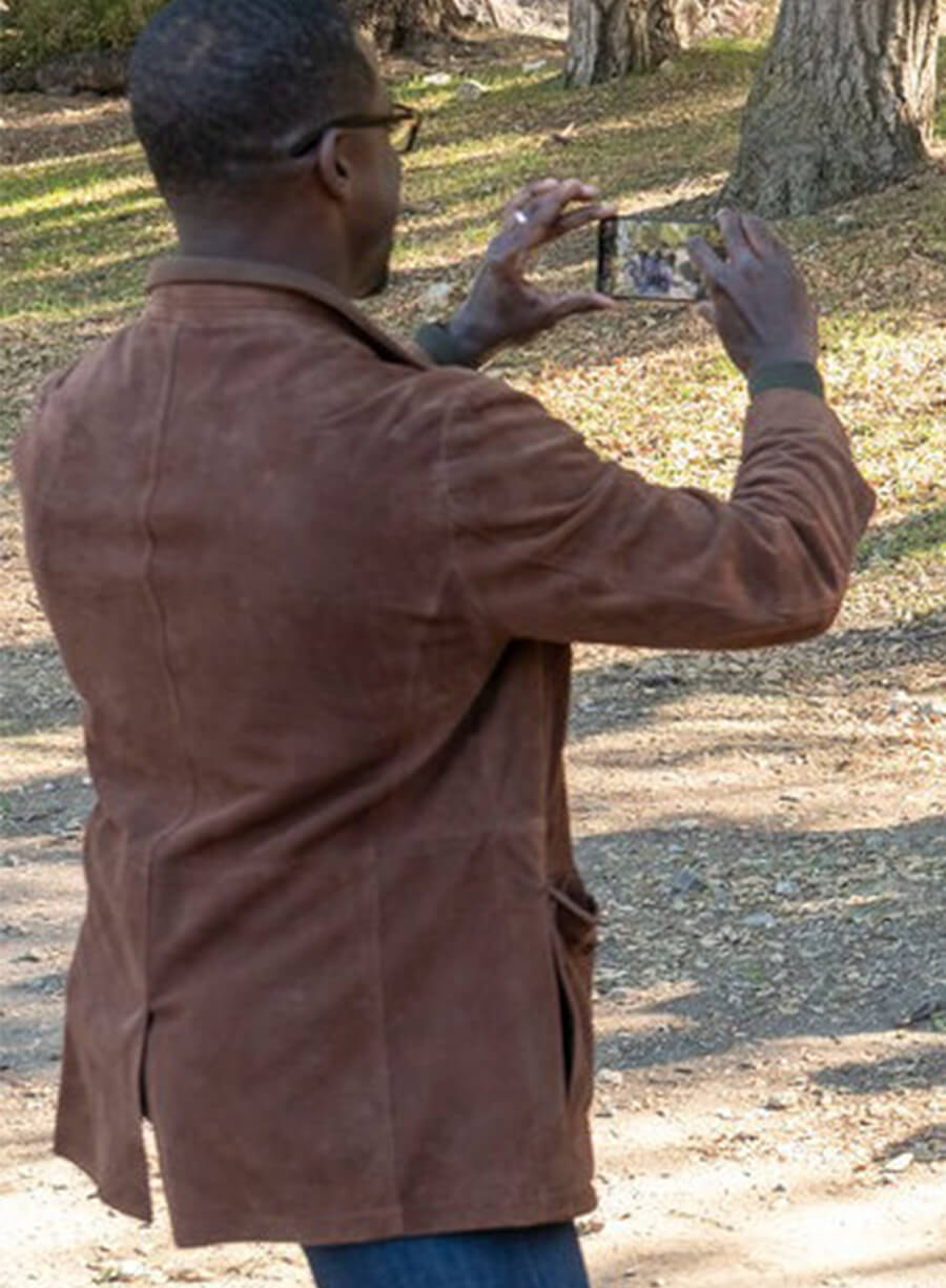 This IS Us Randall Pearson Brown Suede Leather Jacket 