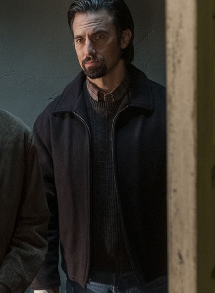 This Is Us Season 4 Jack Pearson Black Wool Jacket 