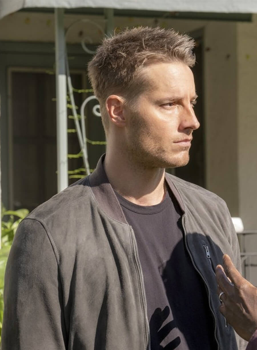This Is Us Season 4 Justin Hartley Kevin Grey Suede Leather Jacket
