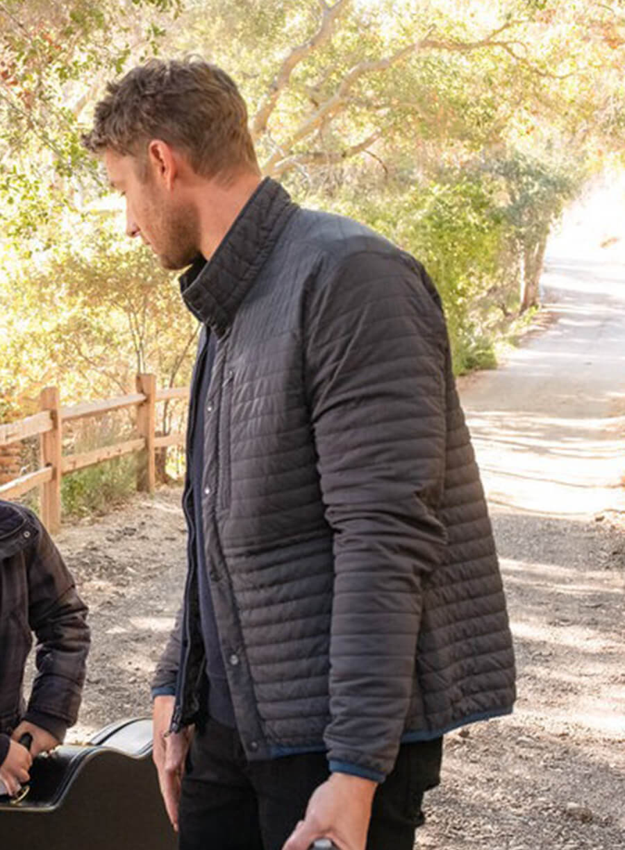 This Is Us Season 6 Justin Hartley Kevin Black Puffer Jacket