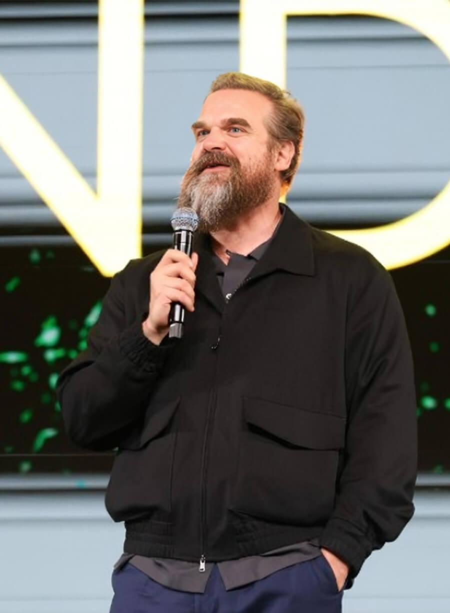 Thunderbolts 2025 Event David Harbour Black Jacket
