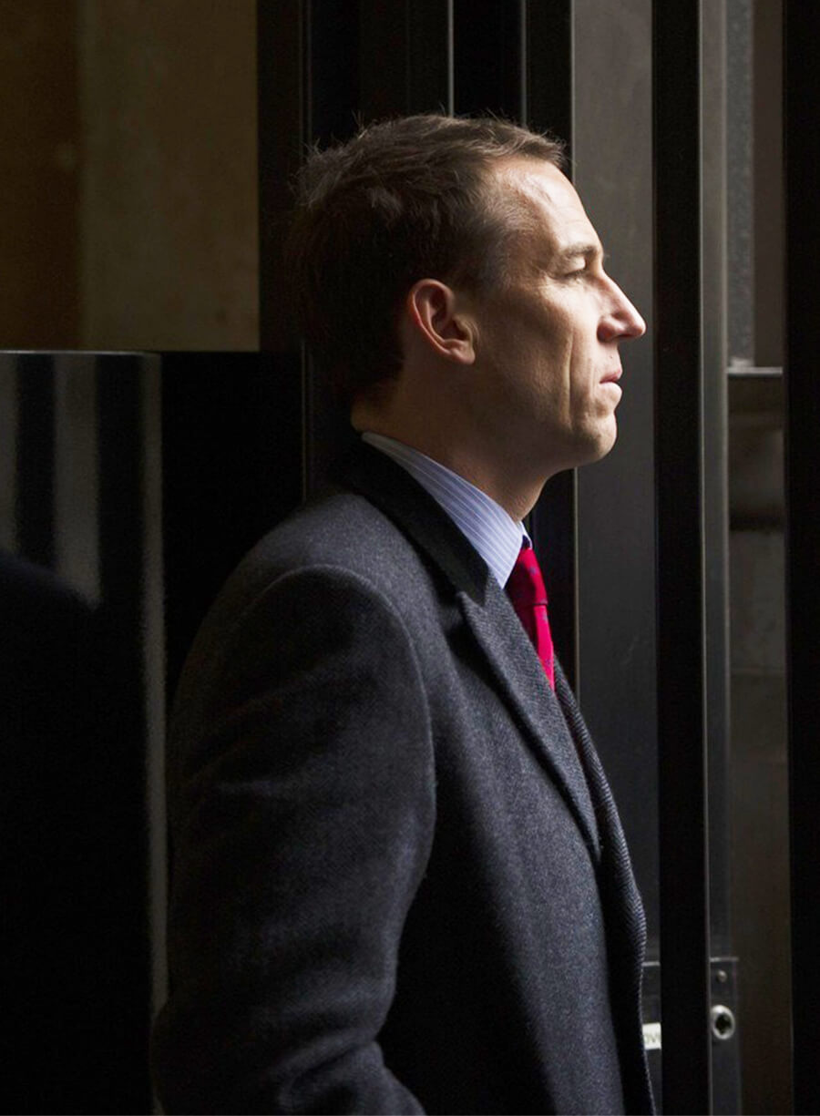 Tobias Menzies The Night Manager Geoffrey Dromgoole Wool Coat