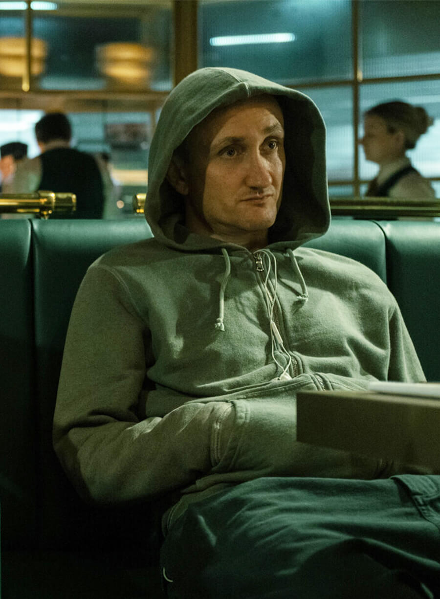 Tom Brooke Slow Horses JK Coe Zip-up Hoodie