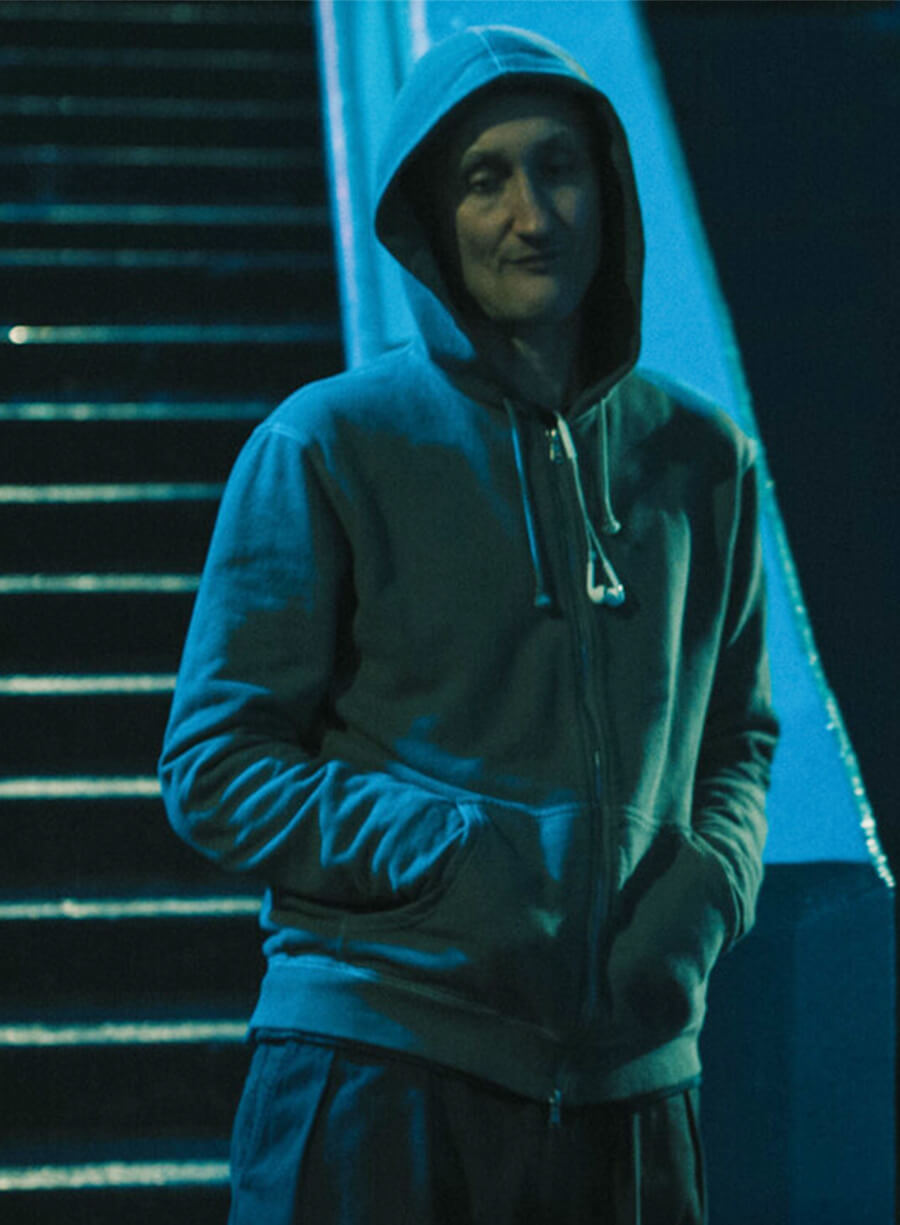 Tom Brooke Slow Horses JK Coe Zip-up Hoodie