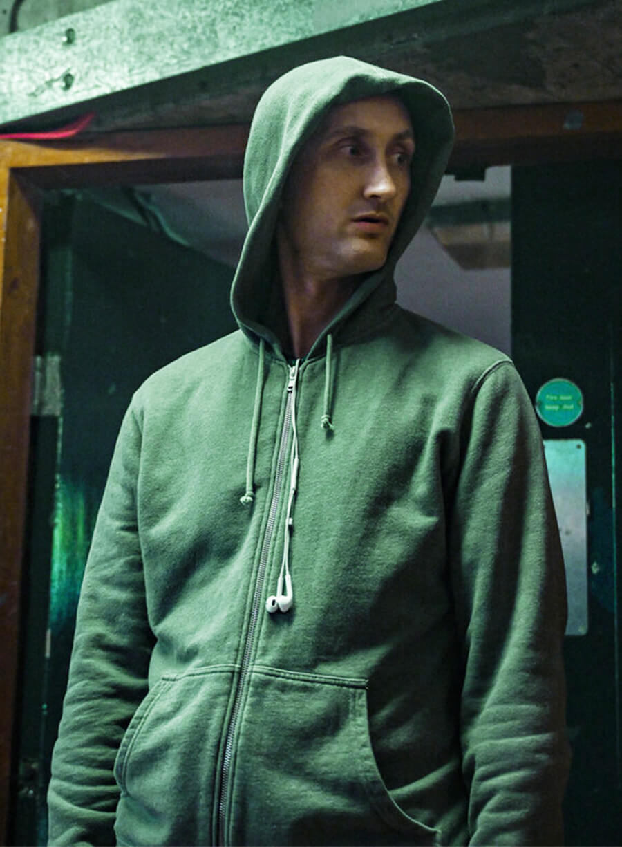 Tom Brooke Slow Horses JK Coe Zip-up Hoodie
