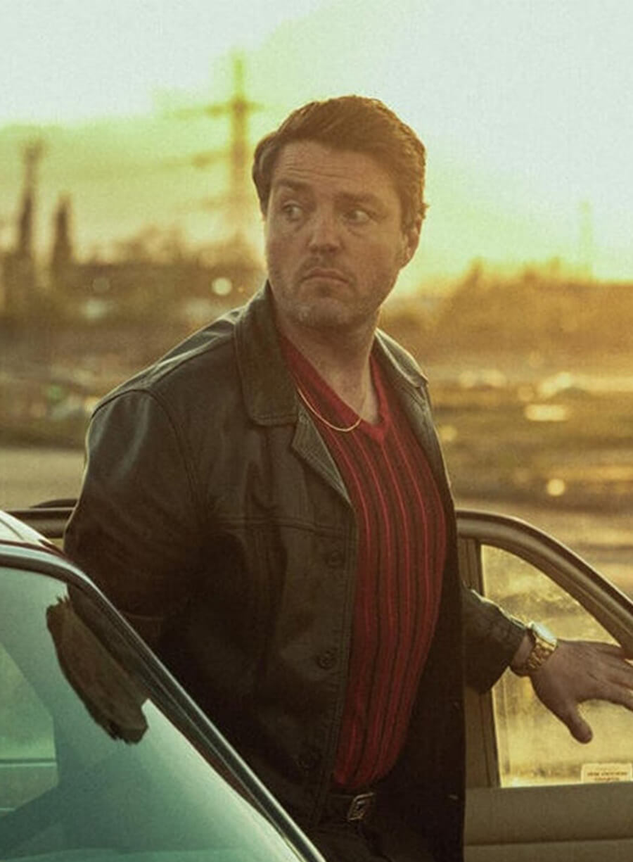 Tom Burke Legends 2026 Guy Black Leather Jacket