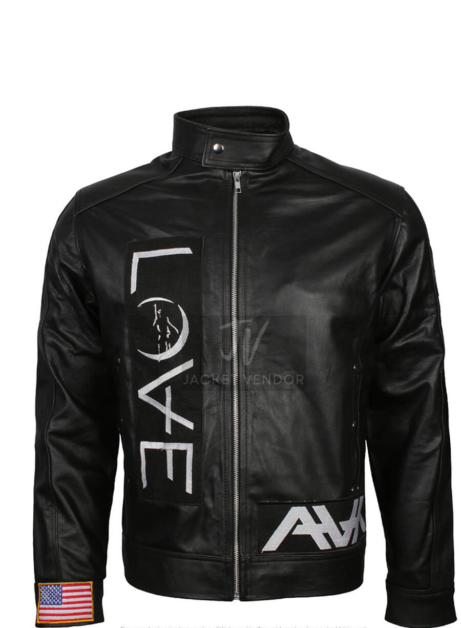 Tom Delonge Angels and Airwaves Black Leather Jacket