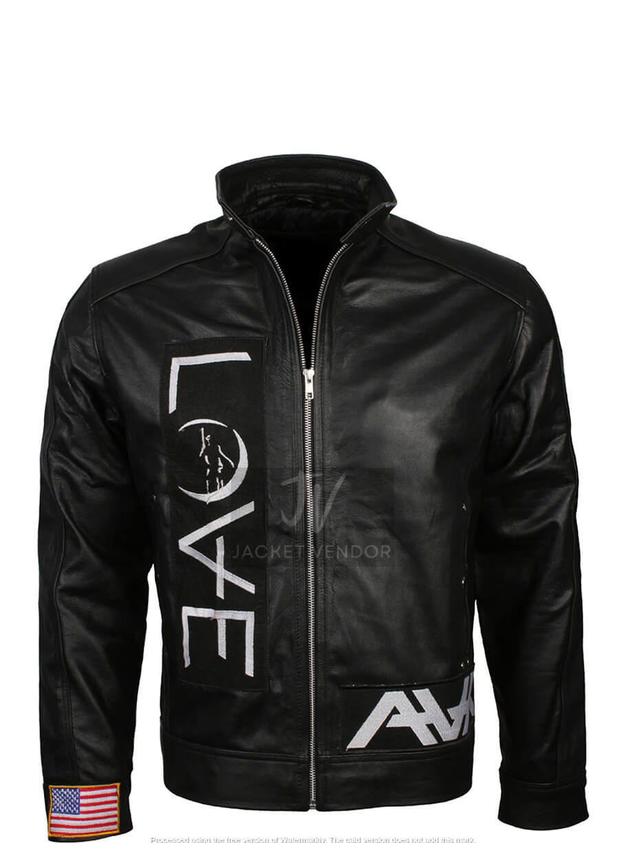Tom Delonge Angels and Airwaves Black Leather Jacket