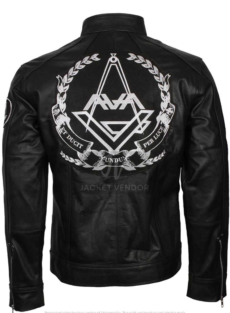 Tom Delonge Angels and Airwaves Black Leather Jacket