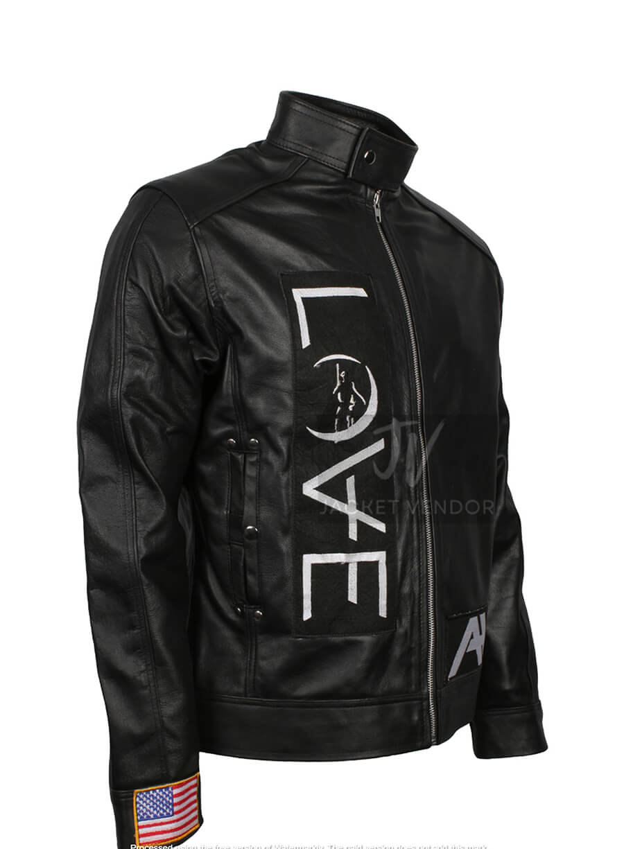 Tom Delonge Angels and Airwaves Black Leather Jacket