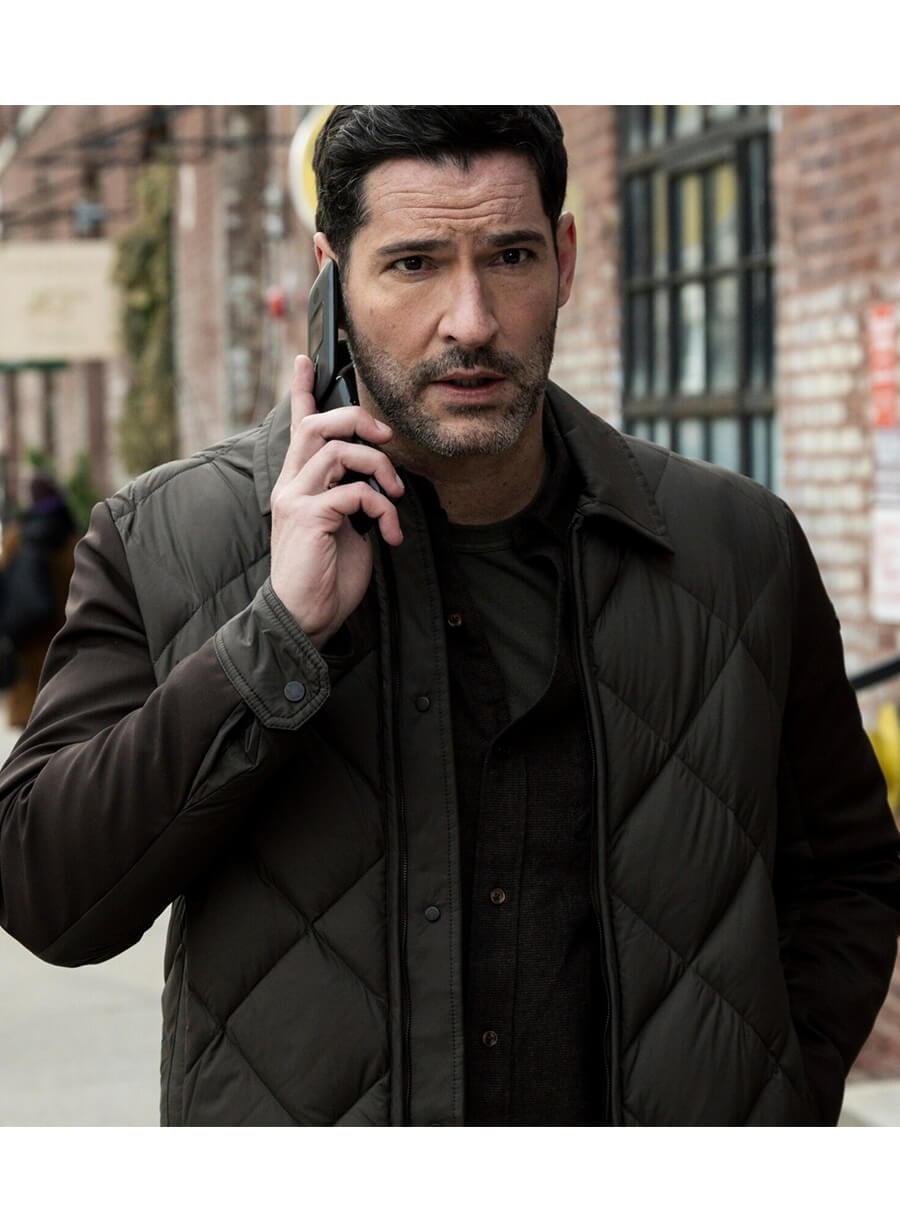 Tom Ellis CIA 2026 Colin Glass Quilted Jacket