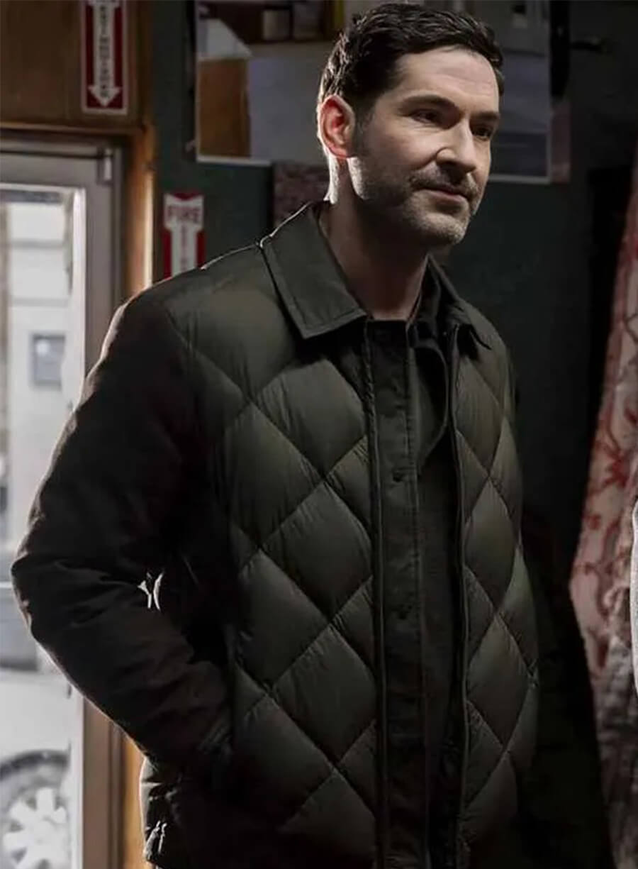 Tom Ellis CIA 2026 Colin Glass Quilted Jacket