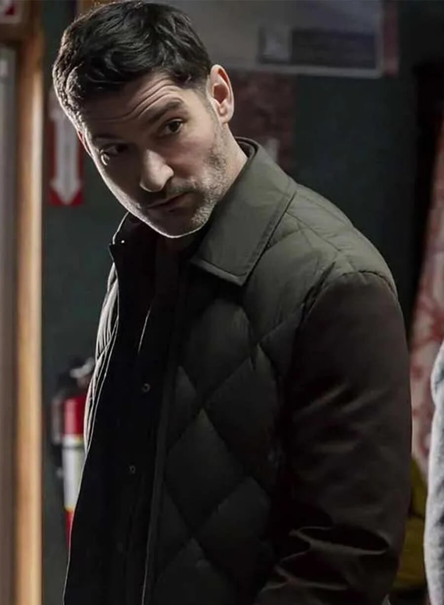 Tom Ellis CIA 2026 Colin Glass Quilted Jacket