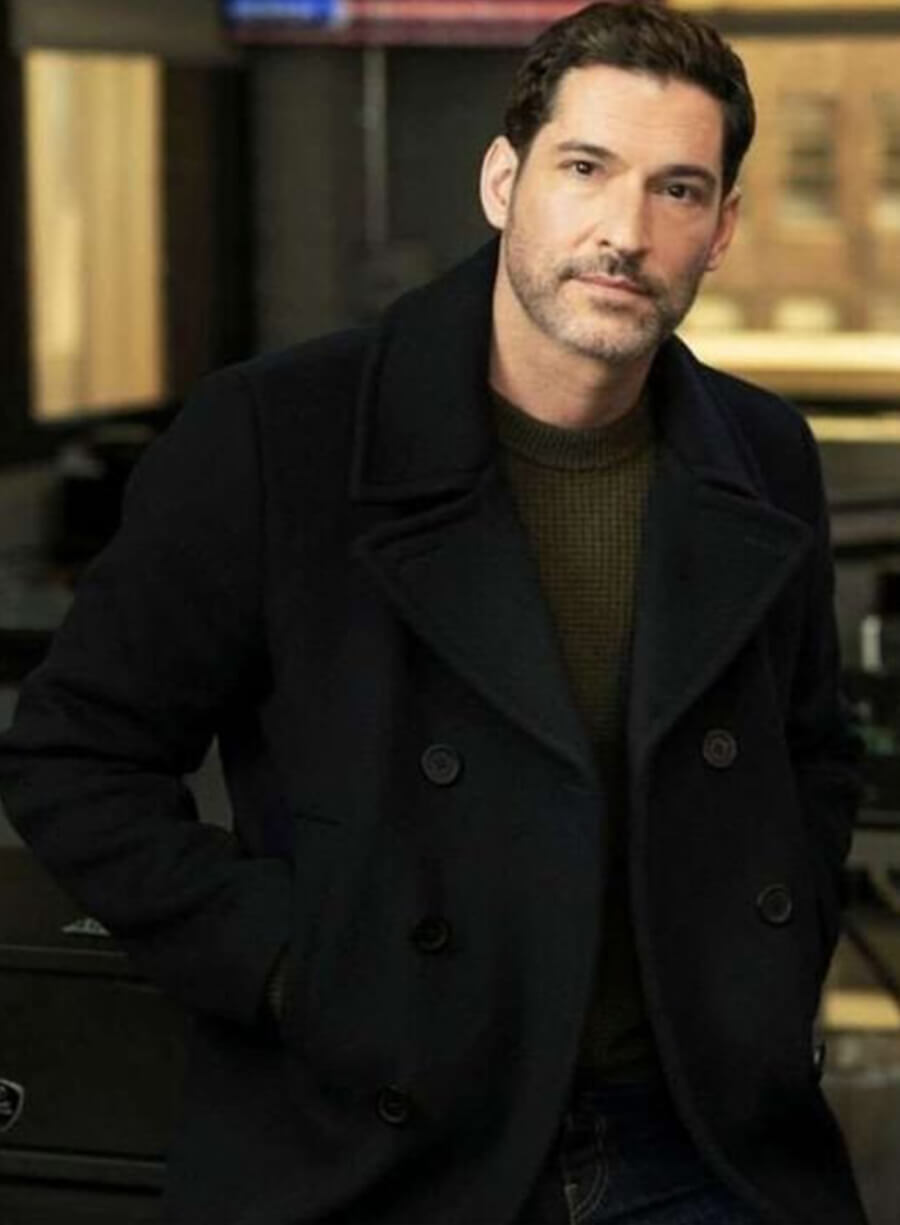 Tom Ellis CIA 2026 Colin Glass Wool PeaCoat